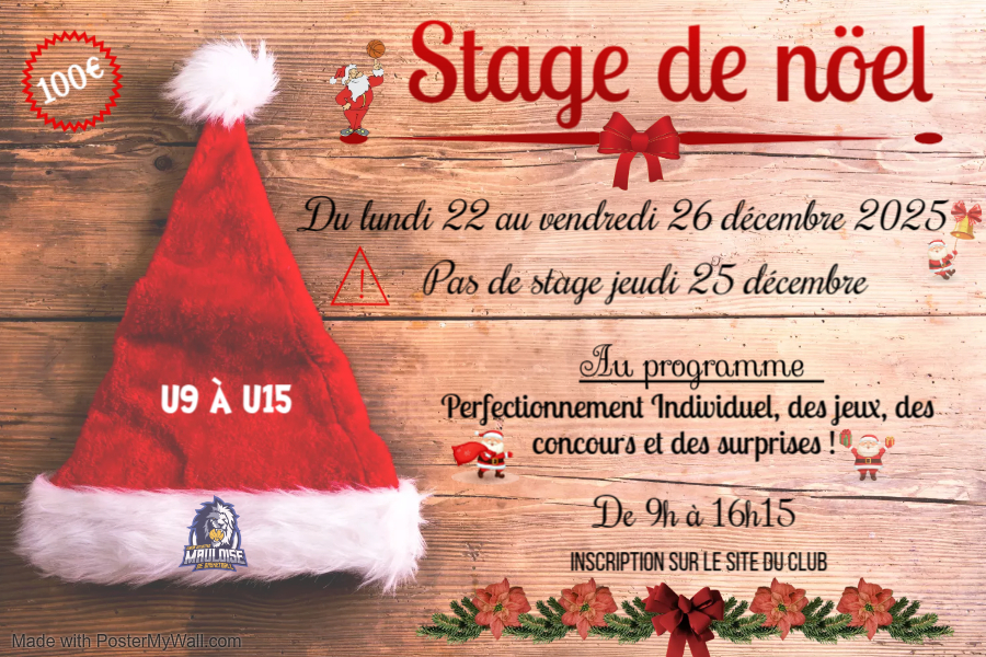 Stage de Noël