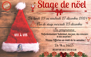 Stage de Noël 2024