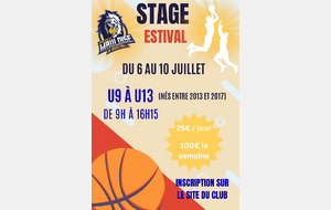 Stage enfant été 2026